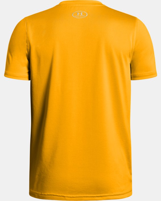 Boys' UA Locker T-Shirt, Yellow, pdpMainDesktop image number 1